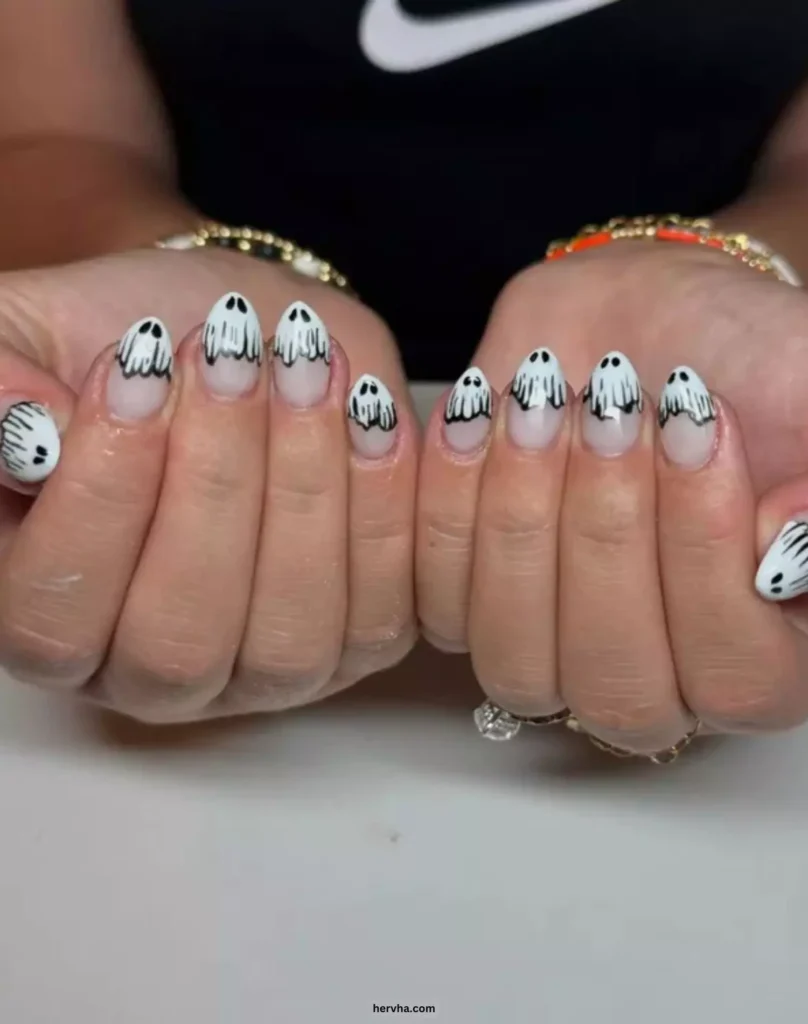 Ghost Tip Nails