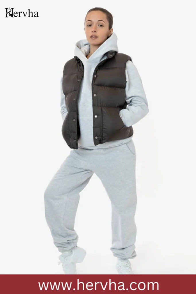 Hoodie and Puffer Vest