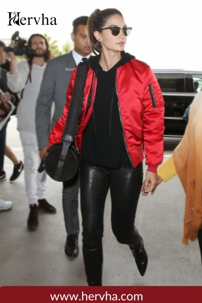 Streetwear Chic: Red and Black Combo