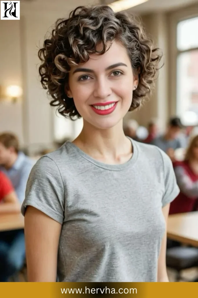 Curly Pixie Cut