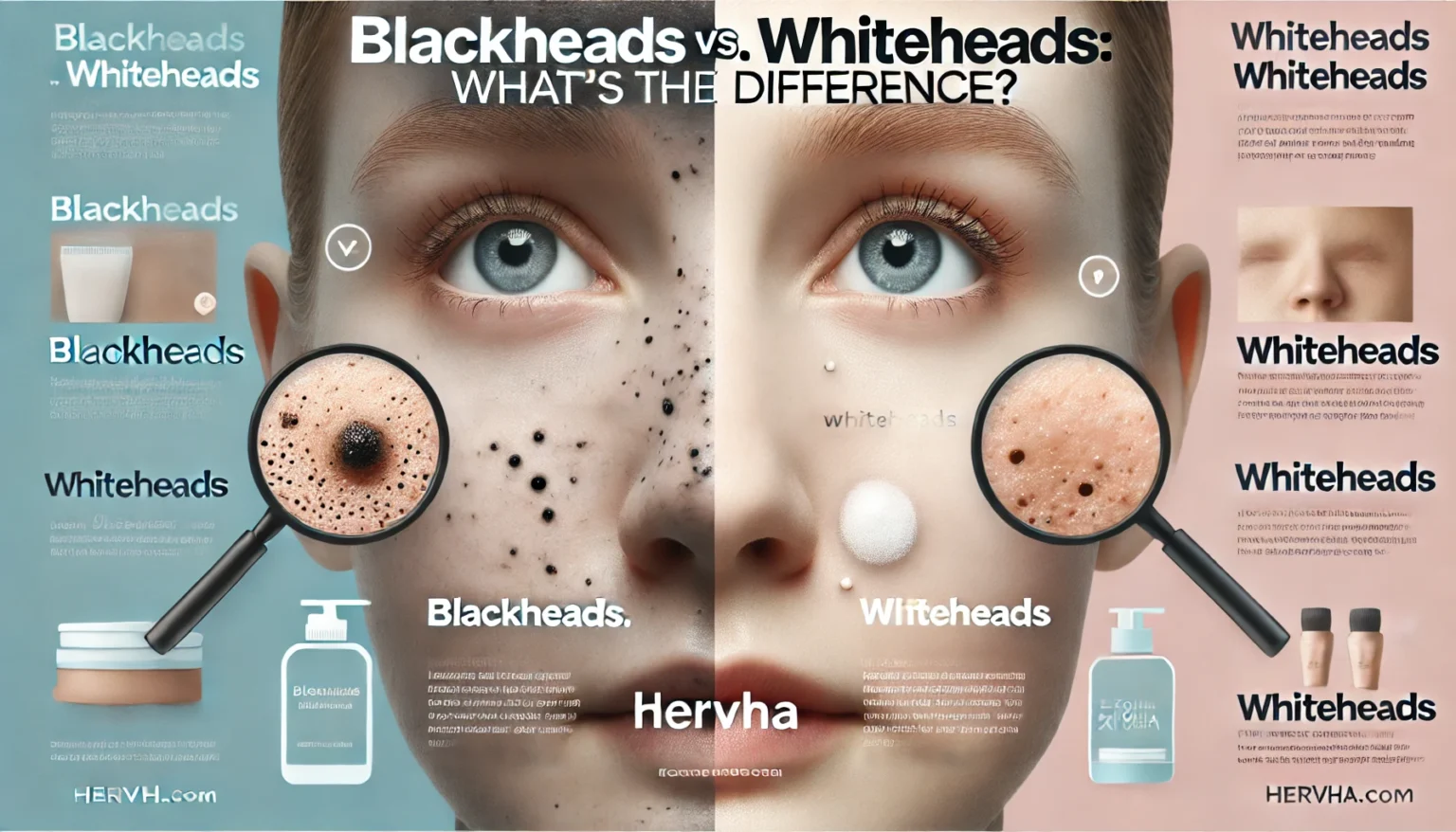 Blackheads vs. Whiteheads Understanding the Difference and How to Treat Them