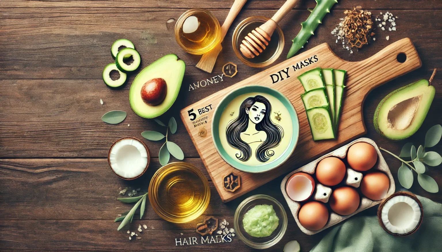 5 Best DIY Hair Masks for Healthier and Shinier Hair